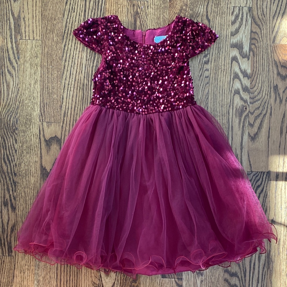 Trish Scully Delilah dress, wine color, size 5. Excellent condition ships fast